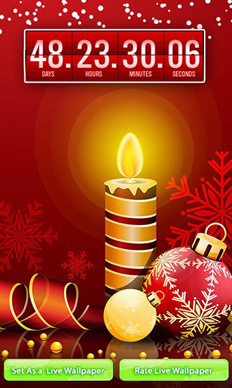 Скачать бесплатно живые обои Christmas: Countdown на Андроид телефоны и планшеты.