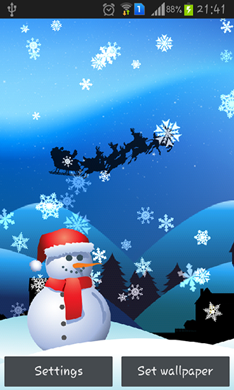 Скачать бесплатно живые обои Christmas magic на Андроид телефоны и планшеты.