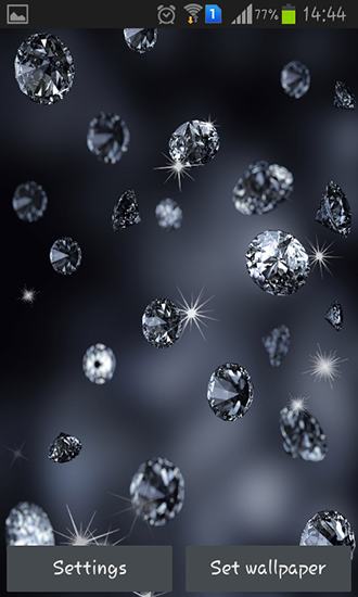 Diamonds - скачать живые обои на Андроид 4.1.2 телефон бесплатно.