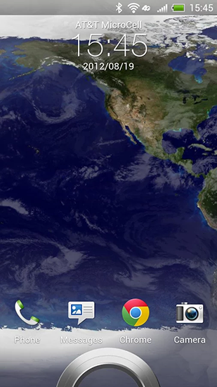 Скачать бесплатные живые обои Космос для Андроид на рабочий стол планшета: Earth.