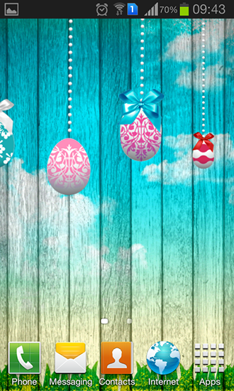 Скачать бесплатно живые обои Easter by Brogent technologies на Андроид телефоны и планшеты.