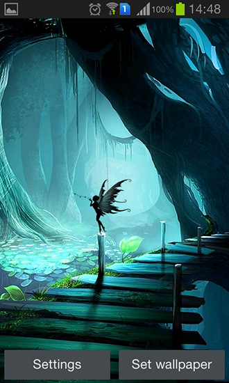 Скачать бесплатно живые обои Fairy forest by Iroish на Андроид телефоны и планшеты.