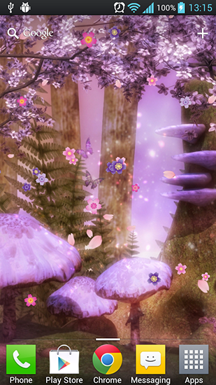 Скачать бесплатные живые обои Пейзаж для Андроид на рабочий стол планшета: Fantasy sakura.
