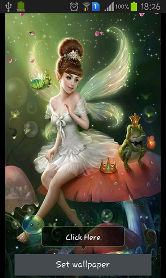 Flower fairy - скачать живые обои на Андроид 4.0. .�.�. .�.�.�.�.�.�.�.� телефон бесплатно.