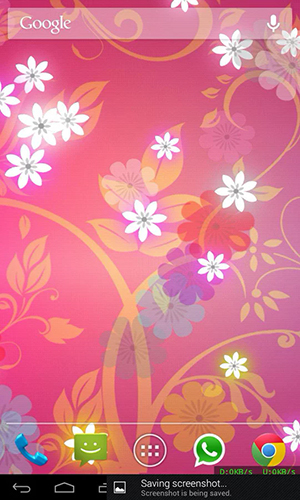 Скачать бесплатные живые обои Цветы для Андроид на рабочий стол планшета: Flowers by Dutadev.