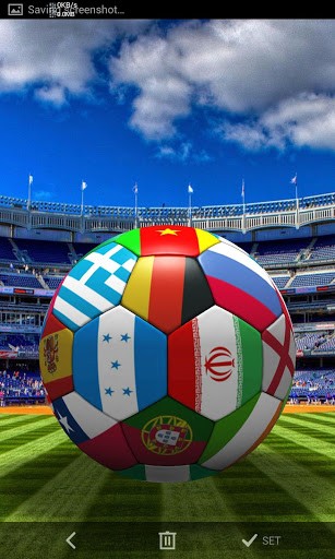 Football 3D - скачать живые обои на Андроид 5.0.1 телефон бесплатно.