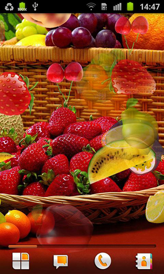 Fruit by Happy live wallpapers - скачать живые обои на Андроид 4.2 телефон бесплатно.