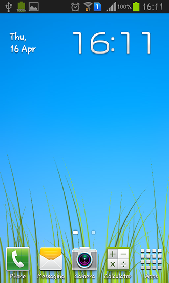 Скачать бесплатно живые обои Grass на Андроид телефоны и планшеты.