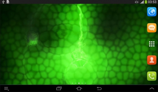 Скачать бесплатно живые обои Green neon на Андроид телефоны и планшеты.