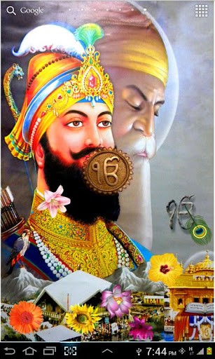 Скачать бесплатно живые обои Guru Gobind Singh Ji на Андроид телефоны и планшеты.