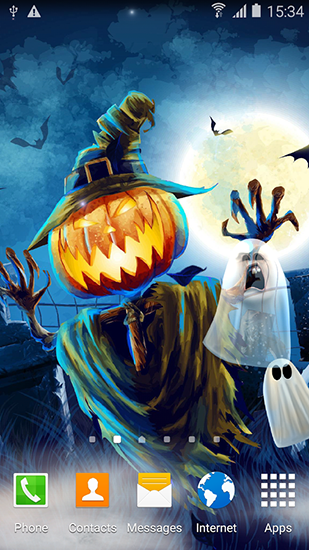 Скачать бесплатно живые обои Halloween by Amax lwps на Андроид телефоны и планшеты.