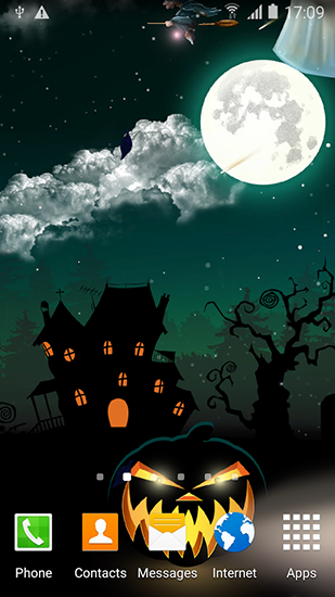 Halloween by Blackbird wallpapers - скачать живые обои на Андроид 4.4.4 телефон бесплатно.