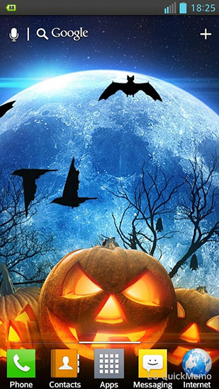 Скачать бесплатно живые обои Halloween HD на Андроид телефоны и планшеты.