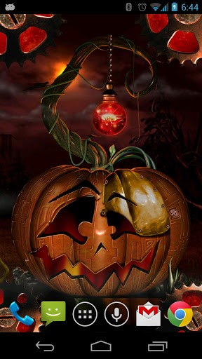 Скачать бесплатно живые обои Halloween steampunkin на Андроид телефоны и планшеты.