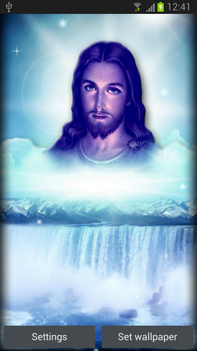 Jesus by Live Wallpaper HD 3D - скачать живые обои на Андроид 5.1 телефон бесплатно.