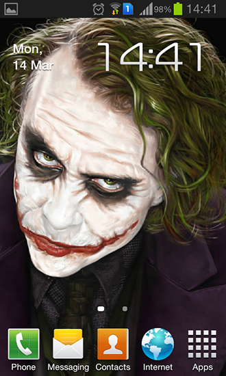 Joker - скачать живые обои на Андроид 9.3.1 телефон бесплатно.