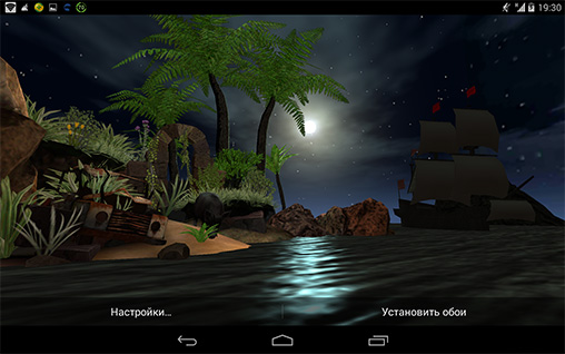 Скачать Lost island HD - бесплатные живые обои для Андроида на рабочий стол.