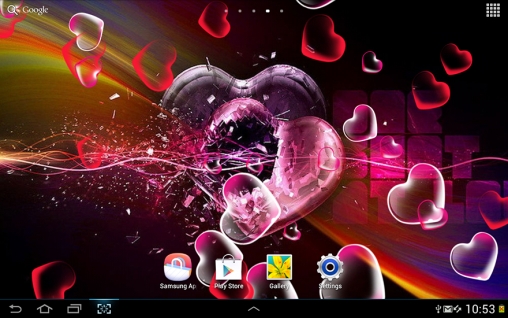 Love - скачать живые обои на Андроид 3.0 телефон бесплатно.