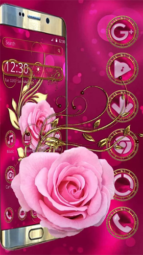 Скачать Luxury vintage rose - бесплатные живые обои для Андроида на рабочий стол.