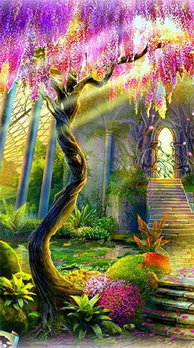 Скачать Magic garden by Jango LWP Studio - бесплатные живые обои для Андроида на рабочий стол.