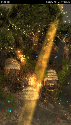 Скачать Magic Tree 3D - бесплатные живые обои для Андроида на рабочий стол.
