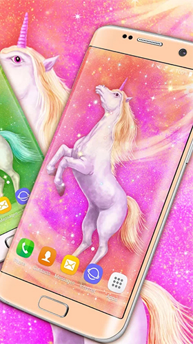 Скачать Majestic unicorn - бесплатные живые обои для Андроида на рабочий стол.