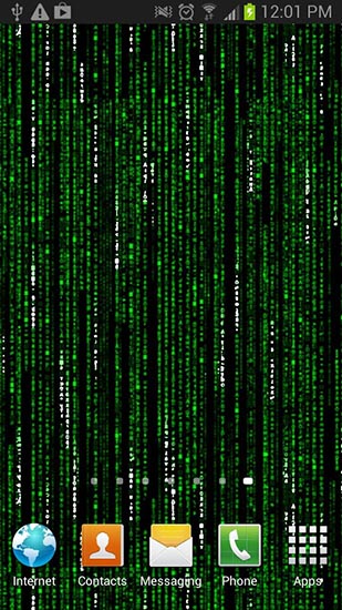 Matrix - скачать живые обои на Андроид 1.0 телефон бесплатно.