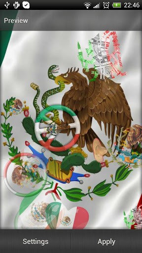 Скачать бесплатные живые обои Логотипы для Андроид на рабочий стол планшета: Mexico.