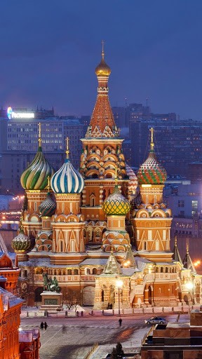 Moscow - скачать живые обои на Андроид 4.2 телефон бесплатно.