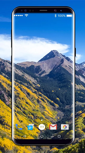 Скачать Mountain nature HD - бесплатные живые обои для Андроида на рабочий стол.