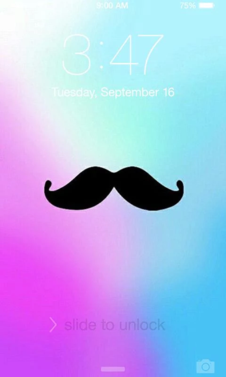Скачать бесплатные живые обои Фон для Андроид на рабочий стол планшета: Mustache.