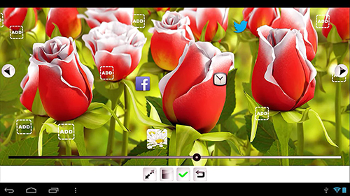 Скачать бесплатные живые обои 3D для Андроид на рабочий стол планшета: My flower 3D.