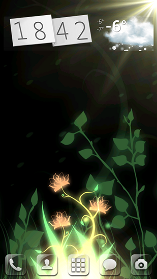 Скачать бесплатные живые обои Растения для Андроид на рабочий стол планшета: Mystical life.