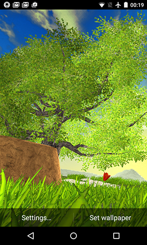 Скачать Nature tree - бесплатные живые обои для Андроида на рабочий стол.