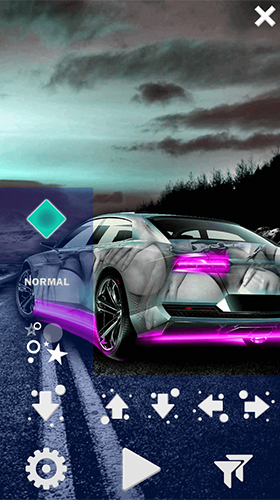 Скачать Neon cars - бесплатные живые обои для Андроида на рабочий стол.
