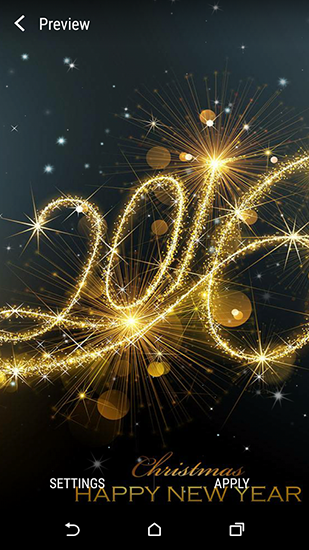 Скачать бесплатно живые обои New Year 2016 by Wallpaper qhd на Андроид телефоны и планшеты.