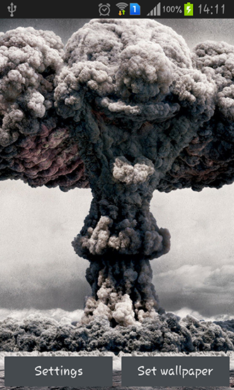 Nuclear explosion - скачать живые обои на Андроид 4.3 телефон бесплатно.