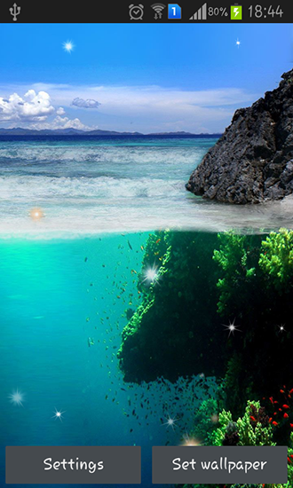 Скачать бесплатные живые обои Пейзаж для Андроид на рабочий стол планшета: Ocean.