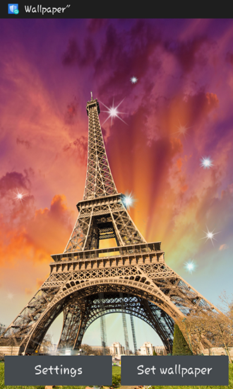 Paris - скачать живые обои на Андроид 4.3 телефон бесплатно.
