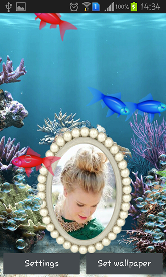 Photo aquarium - скачать живые обои на Андроид 4.1.2 телефон бесплатно.