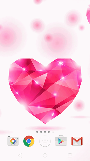 Скачать бесплатно живые обои Pink diamonds на Андроид телефоны и планшеты.