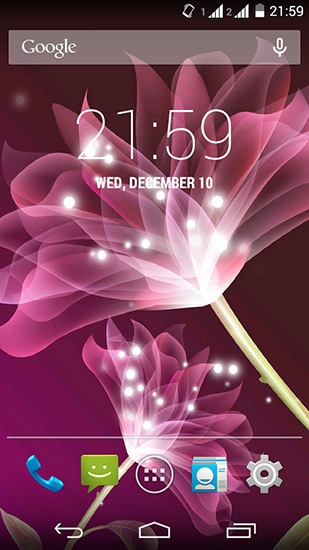 Скачать бесплатные живые обои Векторные для Андроид на рабочий стол планшета: Pink lotus.