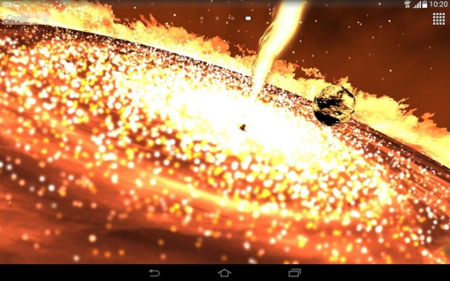 Quasar 3D - скачать живые обои на Андроид 4.3 телефон бесплатно.