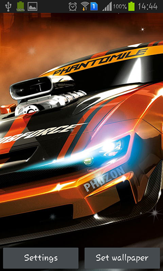 Скачать бесплатно живые обои Racing cars на Андроид телефоны и планшеты.