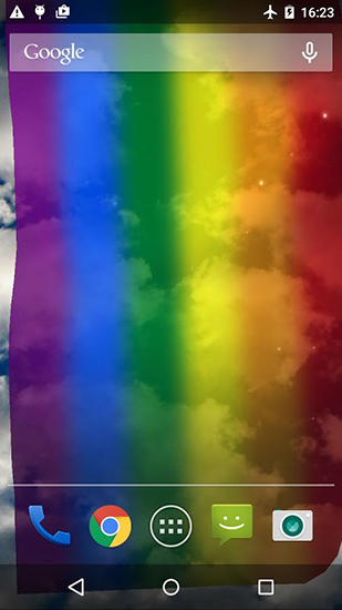 Скачать бесплатно живые обои Rainbow flag на Андроид телефоны и планшеты.
