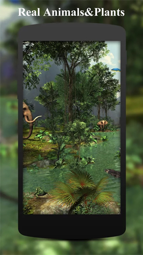 Скачать Rainforest 3D - бесплатные живые обои для Андроида на рабочий стол.