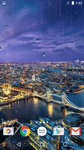 Скачать Rainy London by Phoenix Live Wallpapers - бесплатные живые обои для Андроида на рабочий стол.