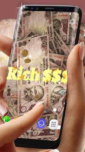Скачать Real money - бесплатные живые обои для Андроида на рабочий стол.