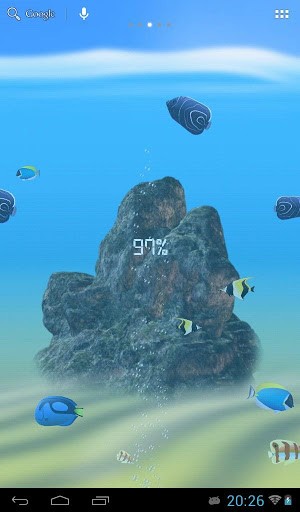 Скачать бесплатно живые обои Sea: Battery на Андроид телефоны и планшеты.