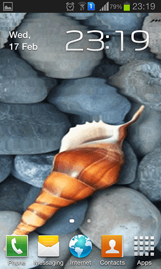 Seashell by Memory lane - скачать живые обои на Андроид 9.3.1 телефон бесплатно.